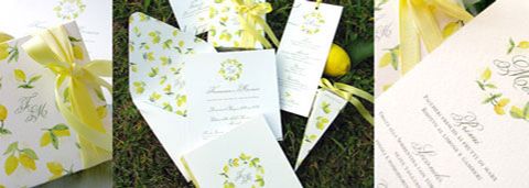 Matrimonio a tema limoni - coordinato nozze